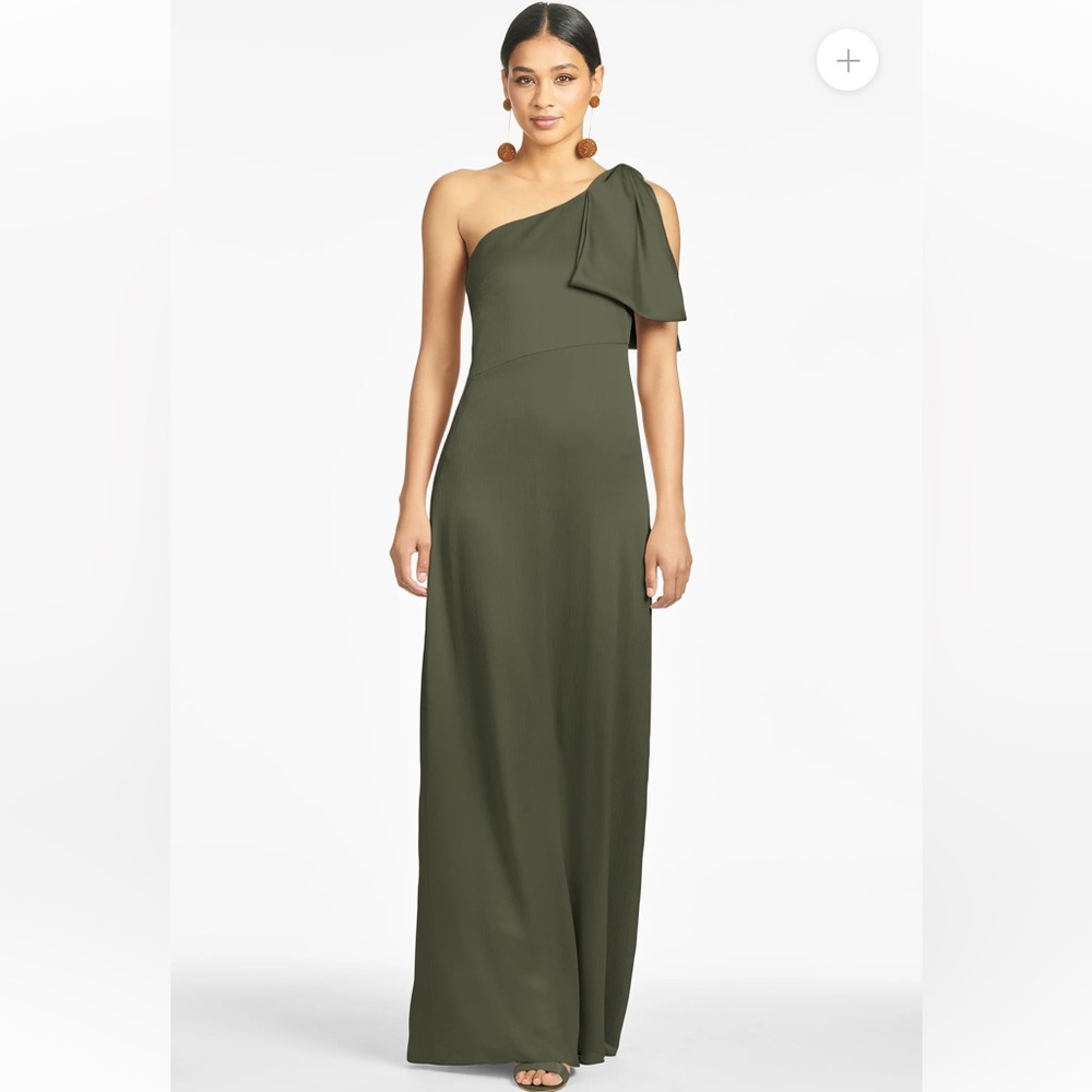 Sachin & Babi Chelsea Gown - Moss Green NWT